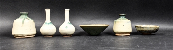 6 Pieces of Japanese Karatsu Ware