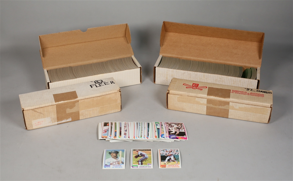 Baseball Cards Complete Sets 1981 1982