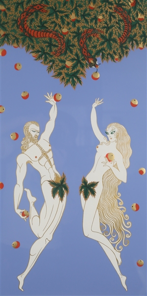Erte Serigraph Adam & Eve