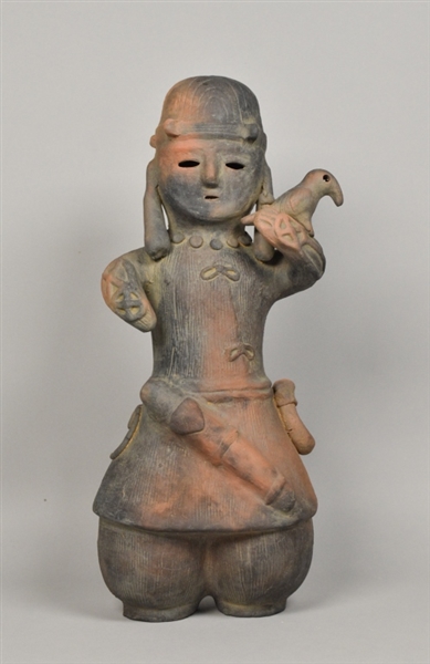 Japanese Pottery Haniwa Warrior Figure