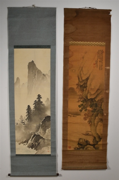 2 Japanese Wall Scrolls