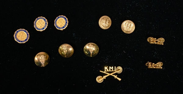 11 KMI and ROTC Pins and Buttons