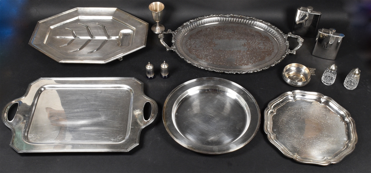 13 Pieces Silver & Silverplate