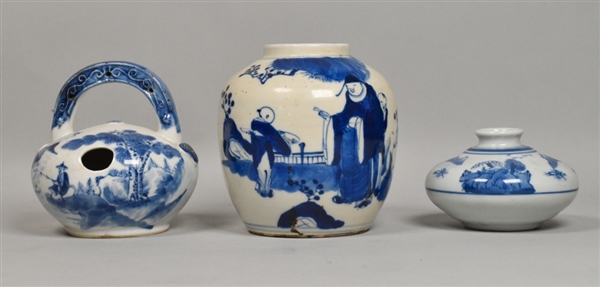 3 Chinese Pottery Pieces