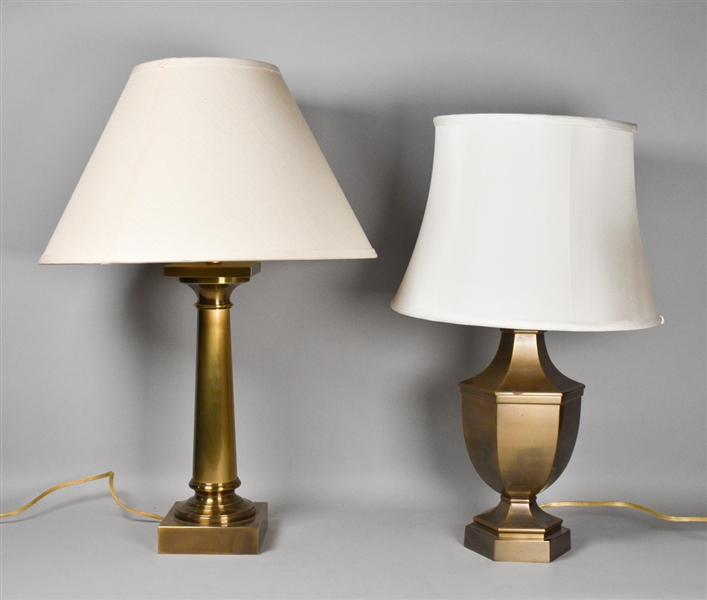 2 Brass Table Lamps