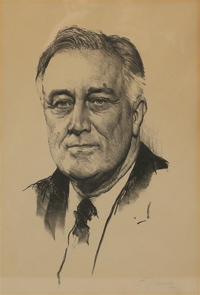 Print of Franklin D. Roosevelt